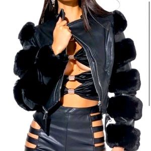Fur Moto Jacket